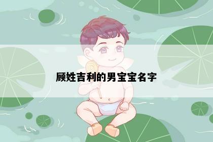 顾姓吉利的男宝宝名字