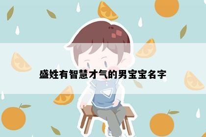 盛姓有智慧才气的男宝宝名字