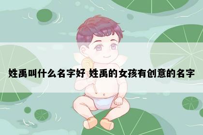 姓禹叫什么名字好 姓禹的女孩有创意的名字