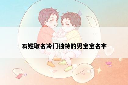 石姓取名冷门独特的男宝宝名字