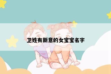 卫姓有新意的女宝宝名字