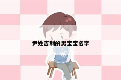 尹姓吉利的男宝宝名字