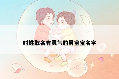 时姓取名有灵气的男宝宝名字