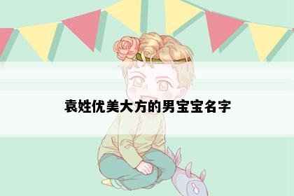 袁姓优美大方的男宝宝名字