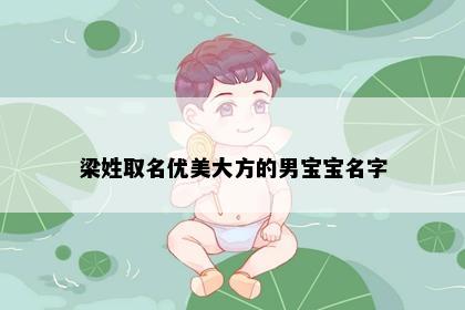梁姓取名优美大方的男宝宝名字