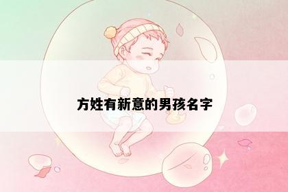方姓有新意的男孩名字